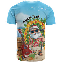 Personalized Hawaii Golf Christmas T Shirt Mele Kalikimaka Funny Golfer Santa LT01 - Polynesian Pride