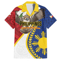Personalized Philippines Family Matching Long Sleeve Bodycon Dress and Hawaiian Shirt Filipino Araw ng Kalayaan