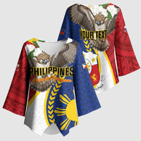 Personalized Philippines Kimono Sleeve Blouse Filipino Araw ng Kalayaan LT01 - Polynesian Pride