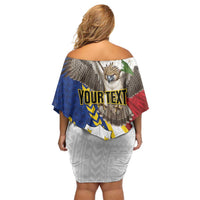 Personalized Philippines Off Shoulder Short Dress Filipino Araw ng Kalayaan LT01 - Polynesian Pride