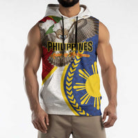 Personalized Philippines Sleeveless Hoodie Filipino Araw ng Kalayaan LT01 - Polynesian Pride