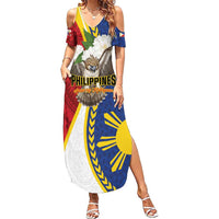 Personalized Philippines Summer Maxi Dress Filipino Araw ng Kalayaan LT01 Women Multicolor - Polynesian Pride