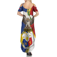 Personalized Philippines Summer Maxi Dress Filipino Araw ng Kalayaan LT01 - Polynesian Pride