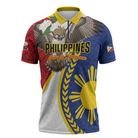 Personalized Philippines Zipper Polo Shirt Filipino Araw ng Kalayaan LT01 Multicolor - Polynesian Pride