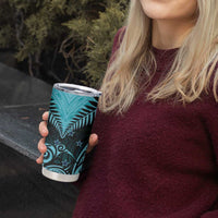 Aotearoa Tumbler Cup Maori Kiwi Turquoise Fern LT01 - Polynesian Pride