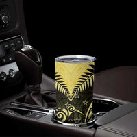 Aotearoa Tumbler Cup Maori Kiwi Yellow Fern LT01 - Polynesian Pride