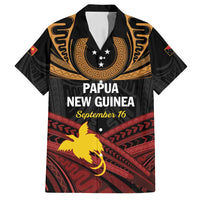 Papua New Guinea Bird of Paradise Family Matching Tank Maxi Dress and Hawaiian Shirt 16 September 1975 Independence Day Anniversary