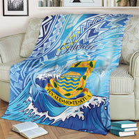 Tuvalu mo te Atua Blanket Tuvalu Dolphin Polynesian Pattern LT01 - Polynesian Pride