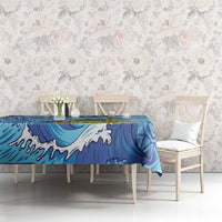 Tuvalu mo te Atua Tablecloth Tuvalu Dolphin Polynesian Pattern LT01 - Polynesian Pride