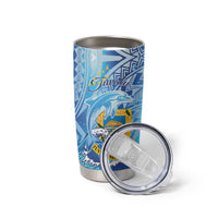 Tuvalu mo te Atua Tumbler Cup Tuuvalu Dolphin Polynesian Pattern LT01 - Polynesian Pride