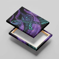 In September We Wear Teal And Purple Canvas Wall Art Magic Ribbon Semicolon LT01 - Polynesian Pride