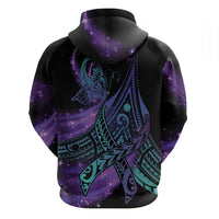 In September We Wear Teal And Purple Hoodie Magic Ribbon Semicolon LT01 - Polynesian Pride