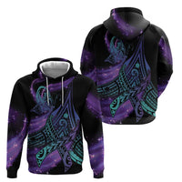 In September We Wear Teal And Purple Hoodie Magic Ribbon Semicolon LT01 - Polynesian Pride