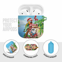 Hawaii Santa Parrot Christmas AirPods Case Summer Vibe - Polynesian Pride
