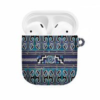 Maori Matariki AirPods Case Blue Galaxy Aesthetic Koru Art LT01 Blue - Polynesian Pride