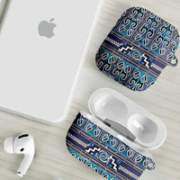 Maori Matariki AirPods Case Blue Galaxy Aesthetic Koru Art LT01 - Polynesian Pride
