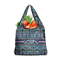 Maori Matariki Grocery Bag Blue Galaxy Aesthetic Koru Art LT01 1-pack One Size Blue - Polynesian Pride
