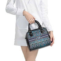 Maori Matariki Shoulder Handbag Blue Galaxy Aesthetic Koru Art LT01 - Polynesian Pride