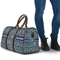 Maori Matariki Travel Bag Blue Galaxy Aesthetic Koru Art LT01 - Polynesian Pride