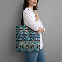 Maori Matariki Tote Bag Green Galaxy Aesthetic Koru Art LT01 - Polynesian Pride