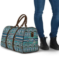 Maori Matariki Travel Bag Green Galaxy Aesthetic Koru Art LT01 - Polynesian Pride