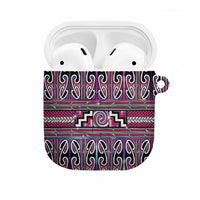 Maori Matariki AirPods Case Pink Galaxy Aesthetic Koru Art LT01 Pink - Polynesian Pride