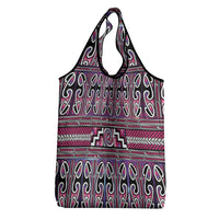 Maori Matariki Grocery Bag Pink Galaxy Aesthetic Koru Art LT01 - Polynesian Pride