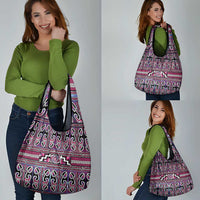 Maori Matariki Grocery Bag Pink Galaxy Aesthetic Koru Art LT01 - Polynesian Pride