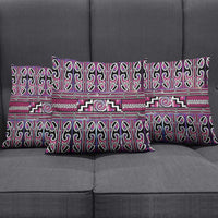 Maori Matariki Pillow Cover Pink Galaxy Aesthetic Koru Art LT01 - Polynesian Pride