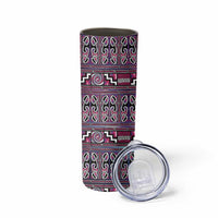 Maori Matariki Skinny Tumbler Pink Galaxy Aesthetic Koru Art LT01 - Polynesian Pride
