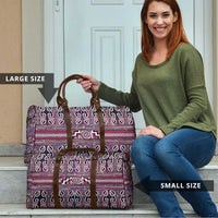 Maori Matariki Travel Bag Pink Galaxy Aesthetic Koru Art LT01 - Polynesian Pride