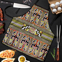 Maori Matariki Apron Yellow Galaxy Aesthetic Koru Art LT01 Yellow - Polynesian Pride