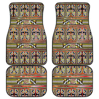 Maori Matariki Car Mats Yellow Galaxy Aesthetic Koru Art LT01 - Polynesian Pride