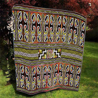 Maori Matariki Quilt Yellow Galaxy Aesthetic Koru Art LT01 - Polynesian Pride