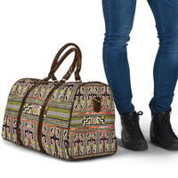 Maori Matariki Travel Bag Yellow Galaxy Aesthetic Koru Art LT01 - Polynesian Pride