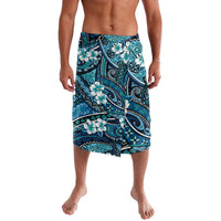 Polynesian Hibiscus Tropical Blue Floral Lavalava Tribal Pattern - Polynesian Pride