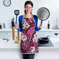 Polynesian Hibiscus Tropical Pink Floral Apron Tribal Pattern LT01 - Polynesian Pride