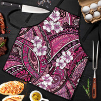 Polynesian Hibiscus Tropical Pink Floral Apron Tribal Pattern LT01 Pink - Polynesian Pride