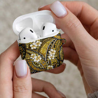 Polynesian Hibiscus Tropical Yellow Floral AirPods Case Tribal Pattern LT01 - Polynesian Pride