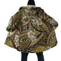 Polynesian Hibiscus Tropical Yellow Floral Cloak Tribal Pattern - Polynesian Pride