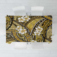 Polynesian Hibiscus Tropical Yellow Floral Tablecloth Tribal Pattern LT01 Yellow - Polynesian Pride