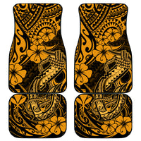 Hawaii Fish Hook Car Mats Polynesian Pattern Gold Version LT01 Gold - Polynesian Pride