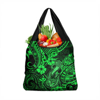Hawaii Fish Hook Grocery Bag Polynesian Pattern Green Version LT01 1-pack One Size Green - Polynesian Pride