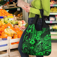 Hawaii Fish Hook Grocery Bag Polynesian Pattern Green Version LT01 - Polynesian Pride