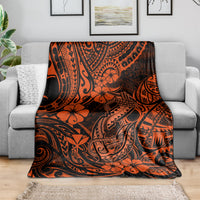 Hawaii Fish Hook Blanket Polynesian Pattern Orange Version LT01 - Polynesian Pride