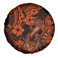 Hawaii Fish Hook Spare Tire Cover Polynesian Pattern Orange Version LT01 - Polynesian Pride