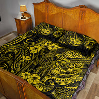 Hawaii King Kamehameha Quilt Bed Set Polynesian Pattern Yellow Version LT01 - Polynesian Pride