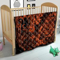 Hawaii Pineapple Quilt Paradise Flowers Pacific With Orange Polynesian Tribal LT01 - Polynesian Pride