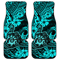 Hawaii Shaka Sign Car Mats Polynesian Pattern Turquoise Version LT01 Turquoise - Polynesian Pride