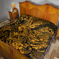 Hawaii Shark Quilt Polynesian Pattern Gold Version LT01 - Polynesian Pride